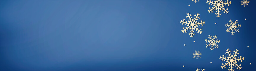 Christmas snowflake pattern - overhead view flat lay