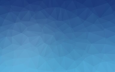 Light BLUE vector triangle mosaic cover.