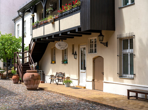 sch&ouml;ner Hinterhof in Potsdam