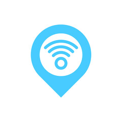 wireless connection location icon