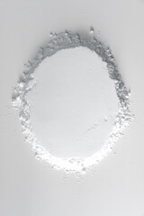 Confectioners sugar isolated on white 