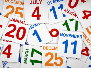 Federal holiday calendar