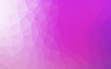 Light Pink, Blue vector abstract polygonal layout.