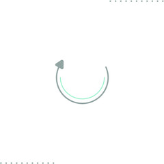 update vector icon in outline