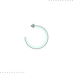 update vector icon in outline