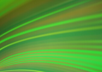 Light Green vector blurred shine abstract background.