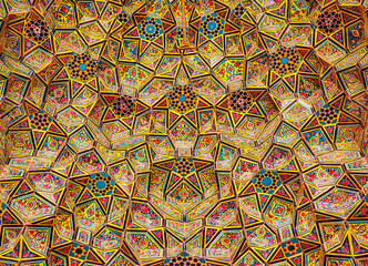 Nasir al-Mulk Mosque in Shiraz, Iran