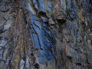 a texture of natural slate stones