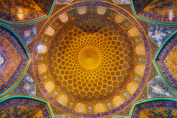 Sheikh Lotfollah Mosque in Isfahan, Iran