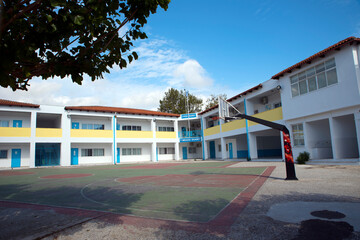 10/25/2020, Greece, island of Skiathos, school, high school, lyceum, elementary.