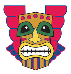 Tribal Tiki Totem Mask