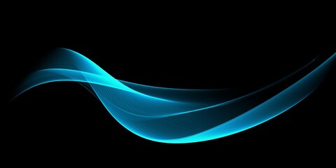 Color light blue abstract waves design 