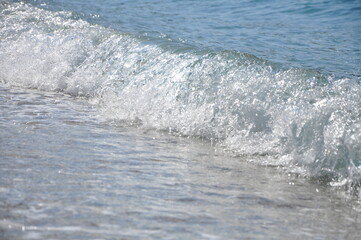 Fototapeta premium waves on the beach