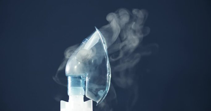 Asthma medicine therapy with nebulizer 