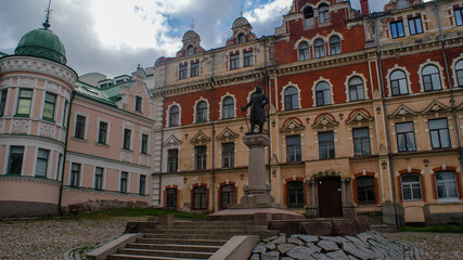 Vyborg is an ancient city near St. Petersburg