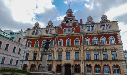 Vyborg is an ancient city near St. Petersburg