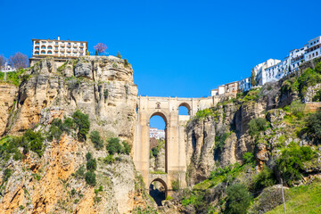 Amazing landscape in Ronda town, Spain