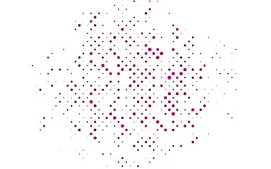 Obraz premium Light Pink vector cover with spots.