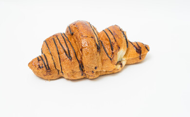 Fresh Croissant isolated on white background