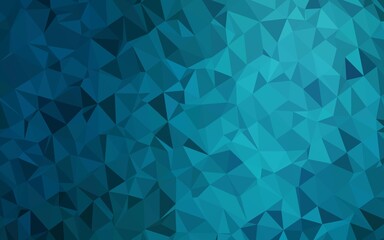 Fototapeta premium Light BLUE vector low poly layout.