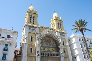 TUNIS. Catholic Cathedral of Saint Vincent de Paul