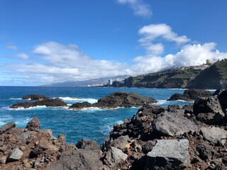 mountains and sea views