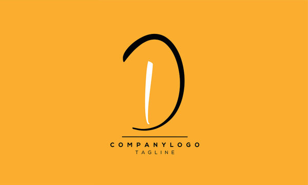 Alphabet letters Initials Monogram logo ID,DI,I and D