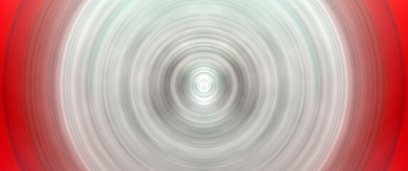 Abstract round red background. Circles from the center point. Image of diverging circles. Rotation that creates circles.