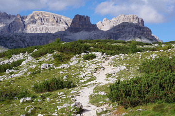 Paysage des Dolomites italiennes