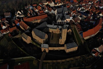 Schloss Steinau | Das Schloss Steinau aus der Luft | Luftbilder von Schloss Steinau in Hessen