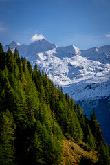 The Swiss Alps - amazing view over the mountains of Switzerland - travel photography