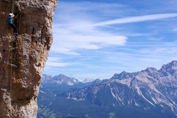 Descente en rappel