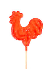 Sugar lollipop cockerel