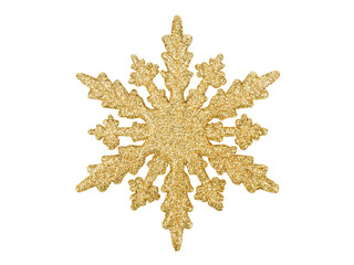 Golden snowflake