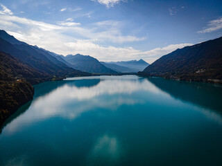 Anazing view over Lake Brienz in Switzerland - travel photography