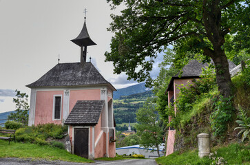 Geteilte Kirche am Kreuzbichl, Kreuzbichlkapelle, römisch-katholisch, Kirche, Gmünd, Kärnten,...