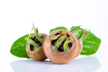 Ripe madler on white background