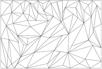 White triangulated background with dark grey lines 