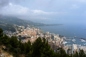 Fototapeta premium panorama of the city of Monaco
