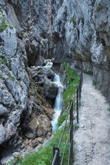 Wasserfall in der Höllentalklamm