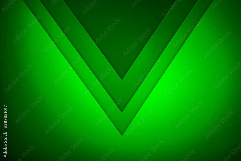 Poster beautiful and modernized shapes layer design background concept. green abstract shapes backdrop with