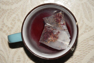 Red Berries Tea in the Cup