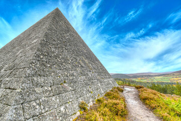 Fototapeta na wymiar Pyramid balmoral castle 