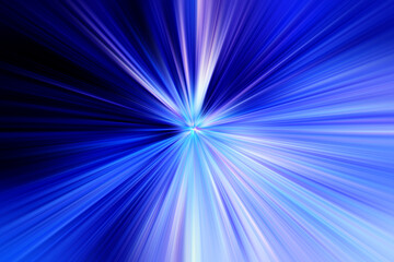 Abstract surface of radial blur zoom lilac and blue  tones. Abstract lilac and blue background with radial, diverging, converging lines.