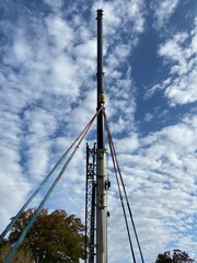 Obraz premium Construction Crane - Route 603 - Montgomery County, VA