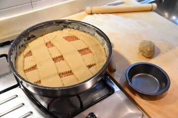 Prepare and Cook a Delicious Cake with Jam