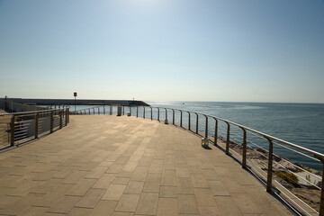 Obraz premium Marina of manfredonia by Morning at Summer