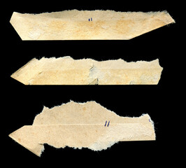 Old vintage torn paper texture