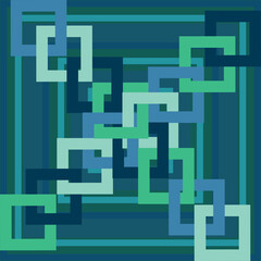 An abstract overlapping block shape pattern background image.