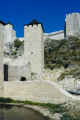 Fototapeta na wymiar Golubac Fortress, Serbia